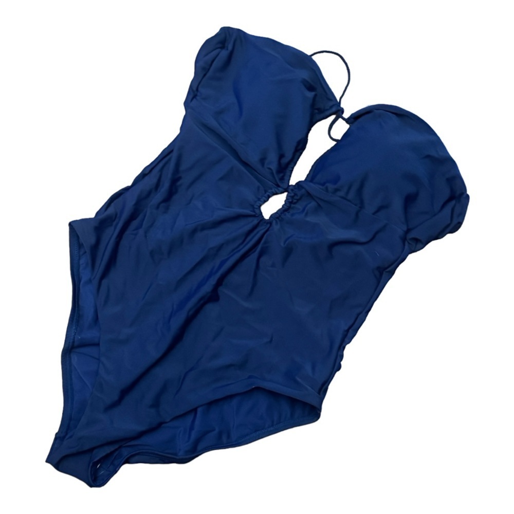Pily Q Nat Keyhole Braided One Piece Bathing Suit nwt